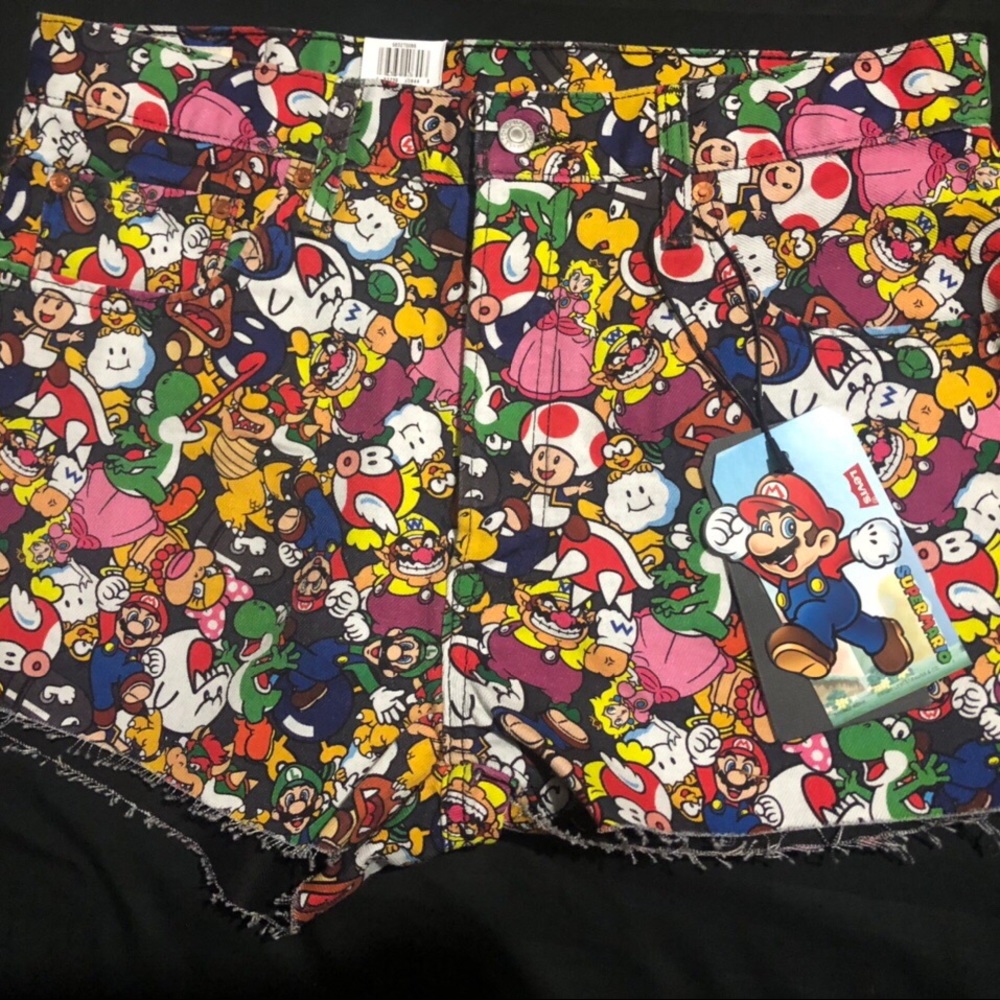 Levis x Super Mario Collection Shorts